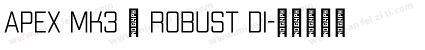Apex MK3 – Robust Di字体转换